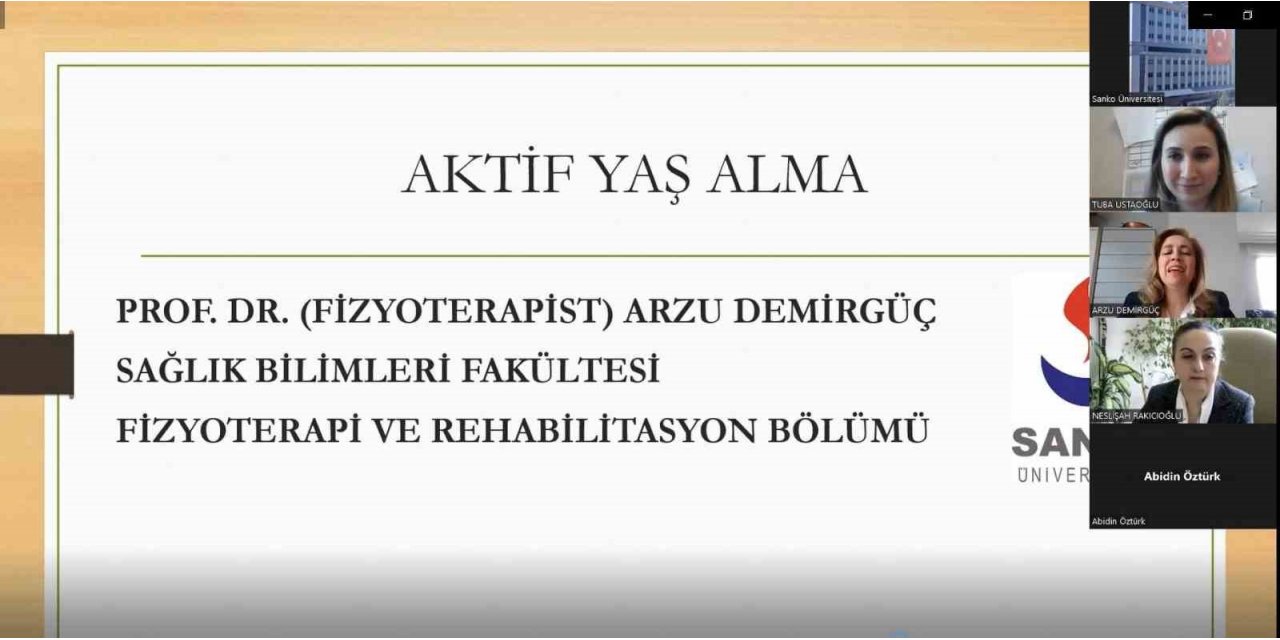 SANKO’da "Elbet bir gün yaşlanacağız" konulu panel