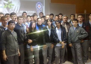 Konya polisinden örnek davranış