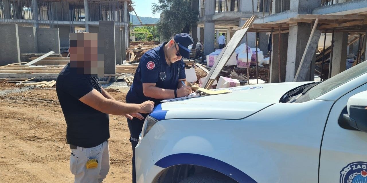 Belediyenin inşaat denetimleri sürüyor