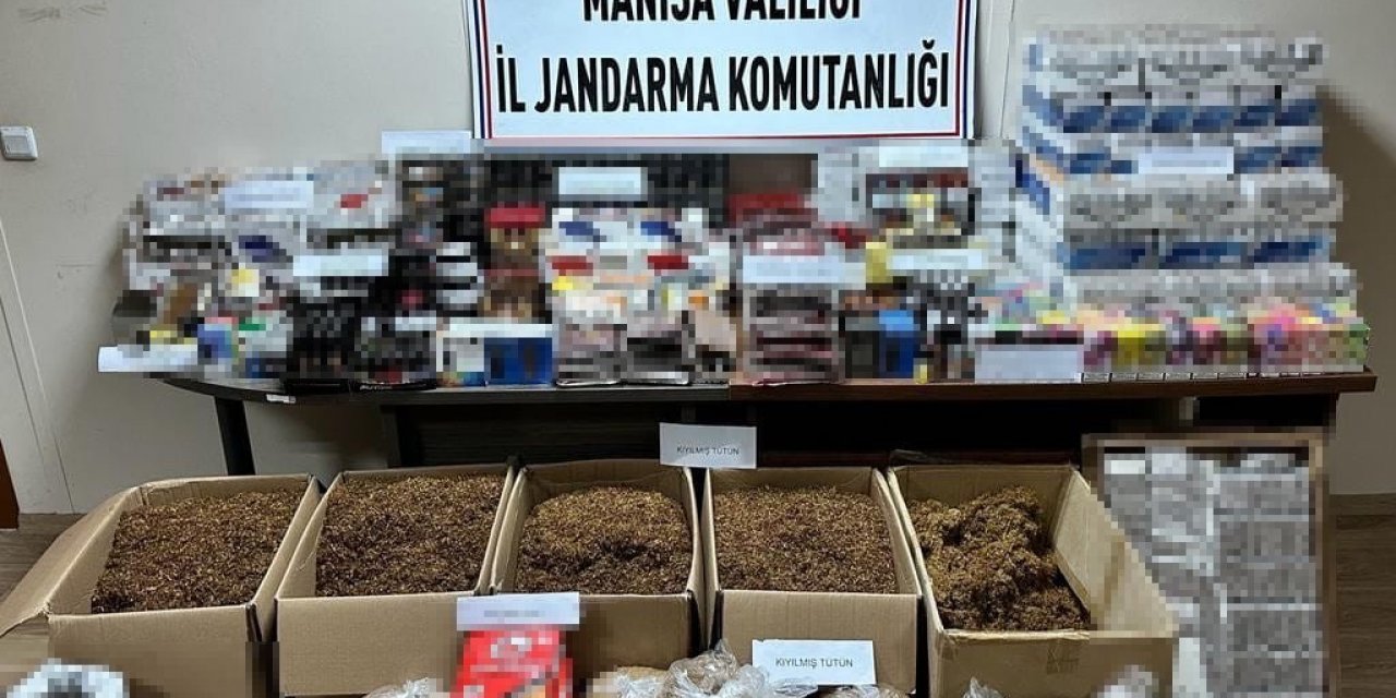 Jandarmadan kaçak tütün operasyonu