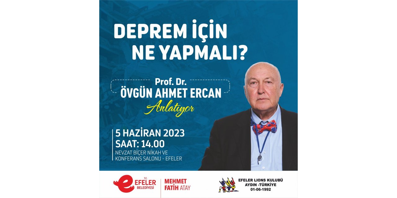 Efeler’de de deprem bilinci artıyor