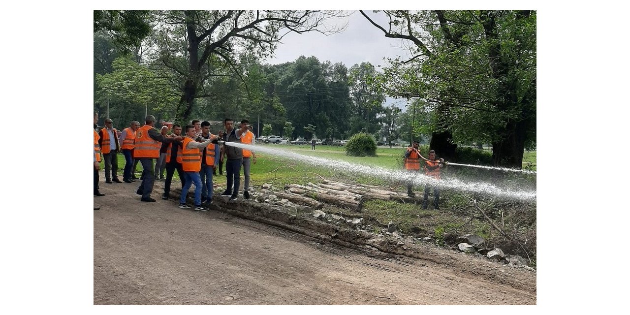 Gönüllülere orman yangınına müdahale eğitimi