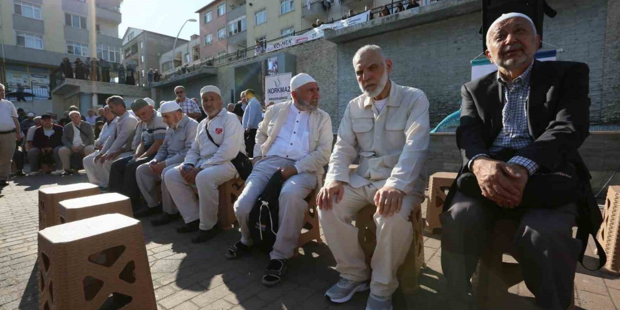 Hacı adayları kutsal topraklara uğurlandı
