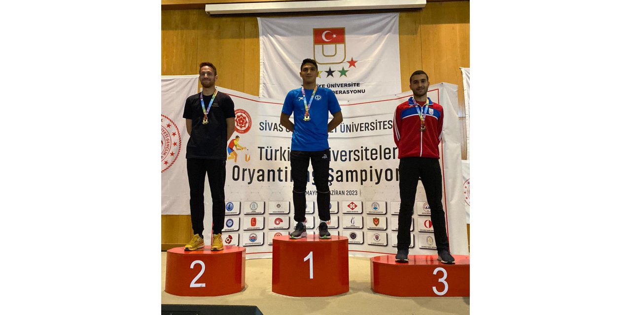 Anadolu Üniversitesi Oryantiring sporcusu altın madalya ile döndü