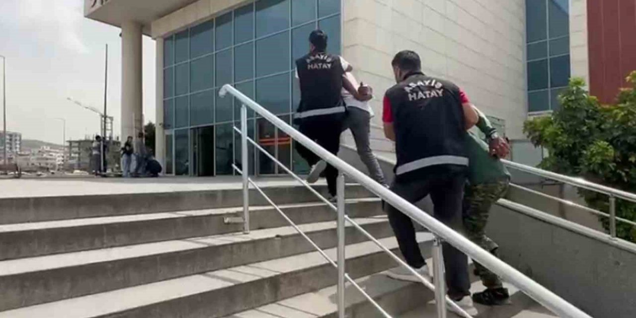 Hatay’da hırsızlık şüphelisi 2 şahıs tutuklandı
