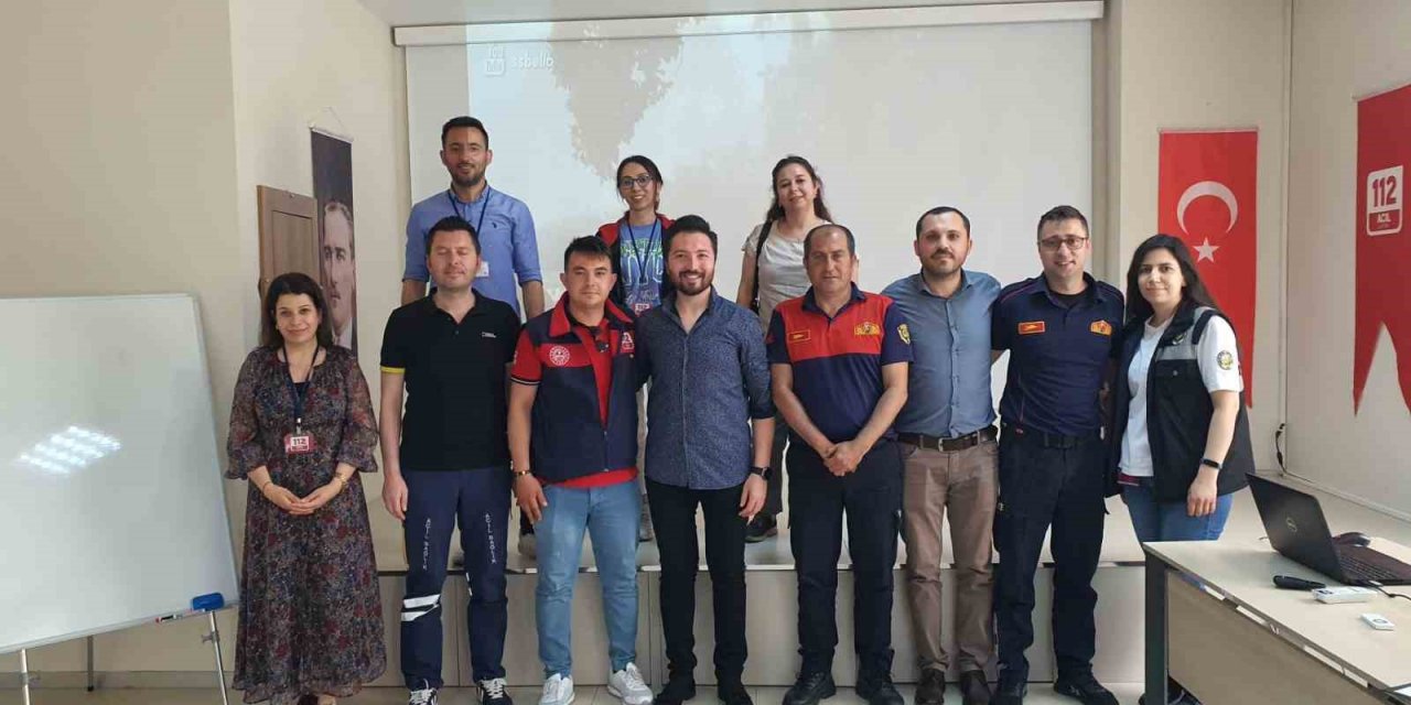 112 Acil Çağrı Merkezi çalışanlarına hizmet içi eğitim