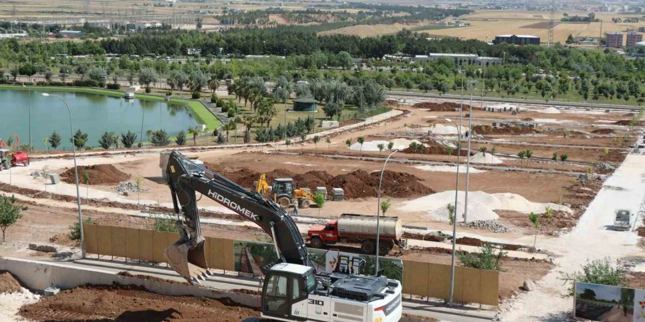 Şanlıurfa’da park çalışmaları sürüyor