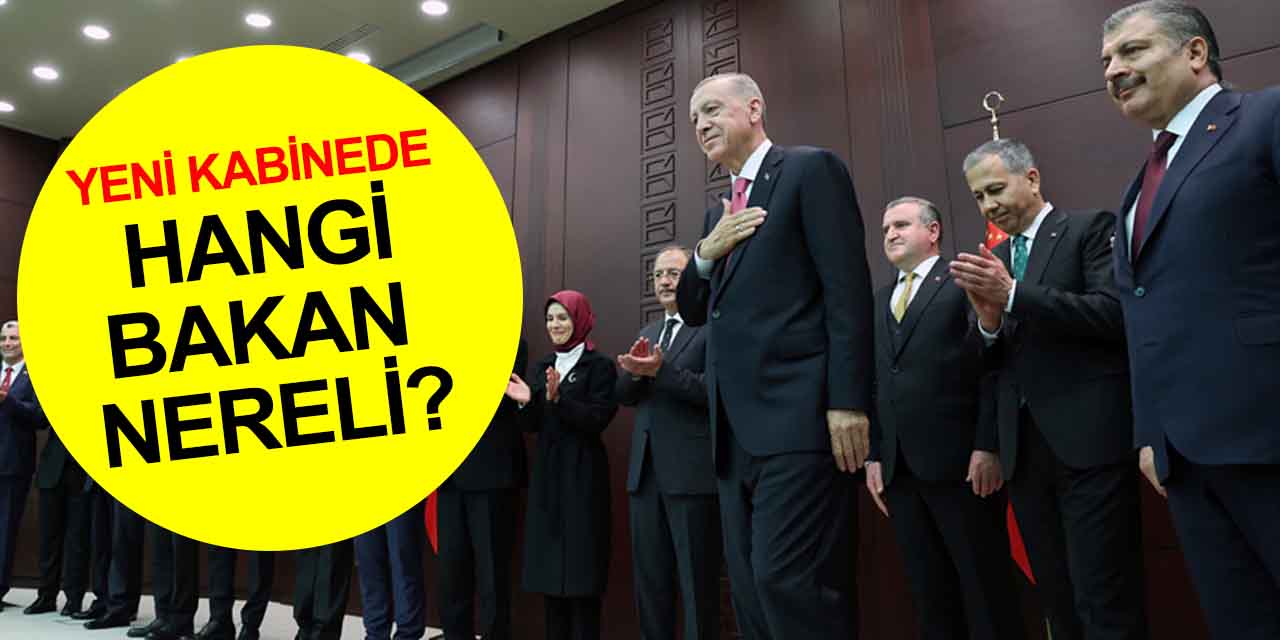 Yeni Kabine'de merak edilenler! Hangi bakan nereli?