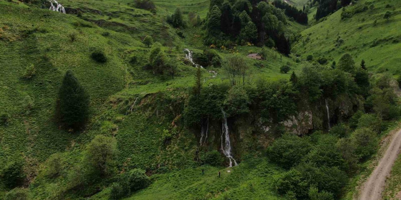 Hamsiköy Şelaleleri Arap turistlerin gözdesi oldu