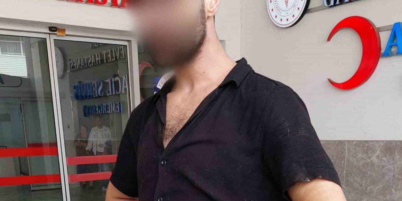 Elinde bıçakla dini nikahlı eşini darp eden genç gözaltına alındı