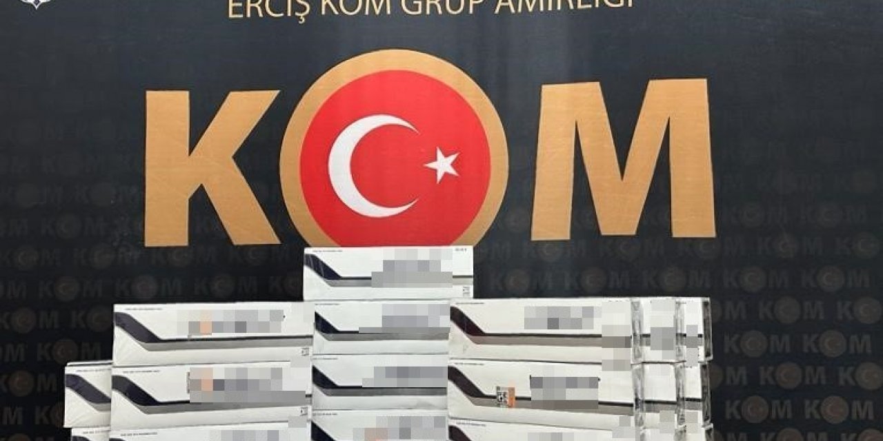 Van’da kaçak sigara, telefon ve akıllı saat ele geçirildi