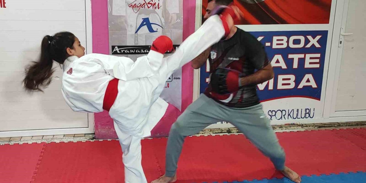 6 yaşında karateye başladı, 12 yaşında 60 madalyası var