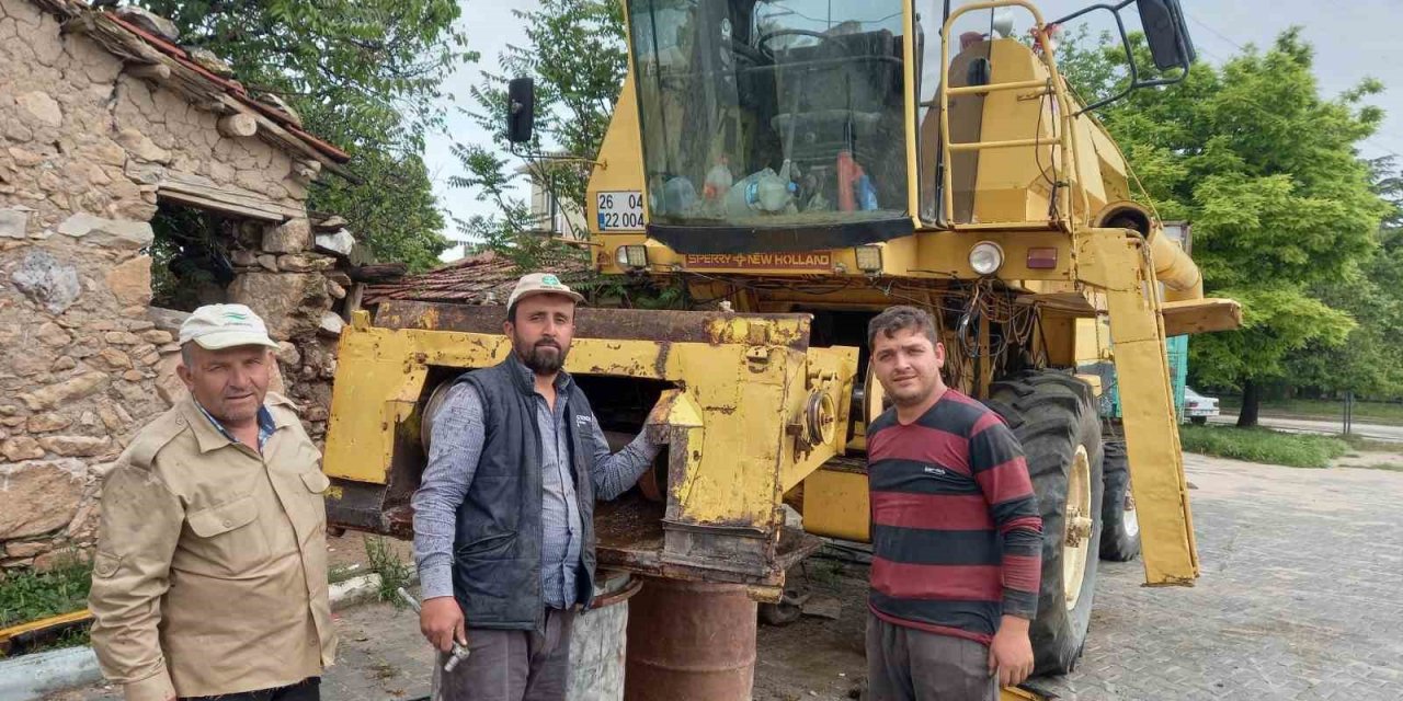 Günyüzü’nde hasat hazırlığı başladı