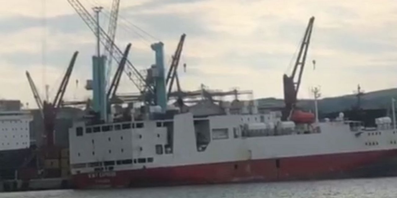 Canlı hayvan ithalatı Bandırma Limanı’nda devam ediyor