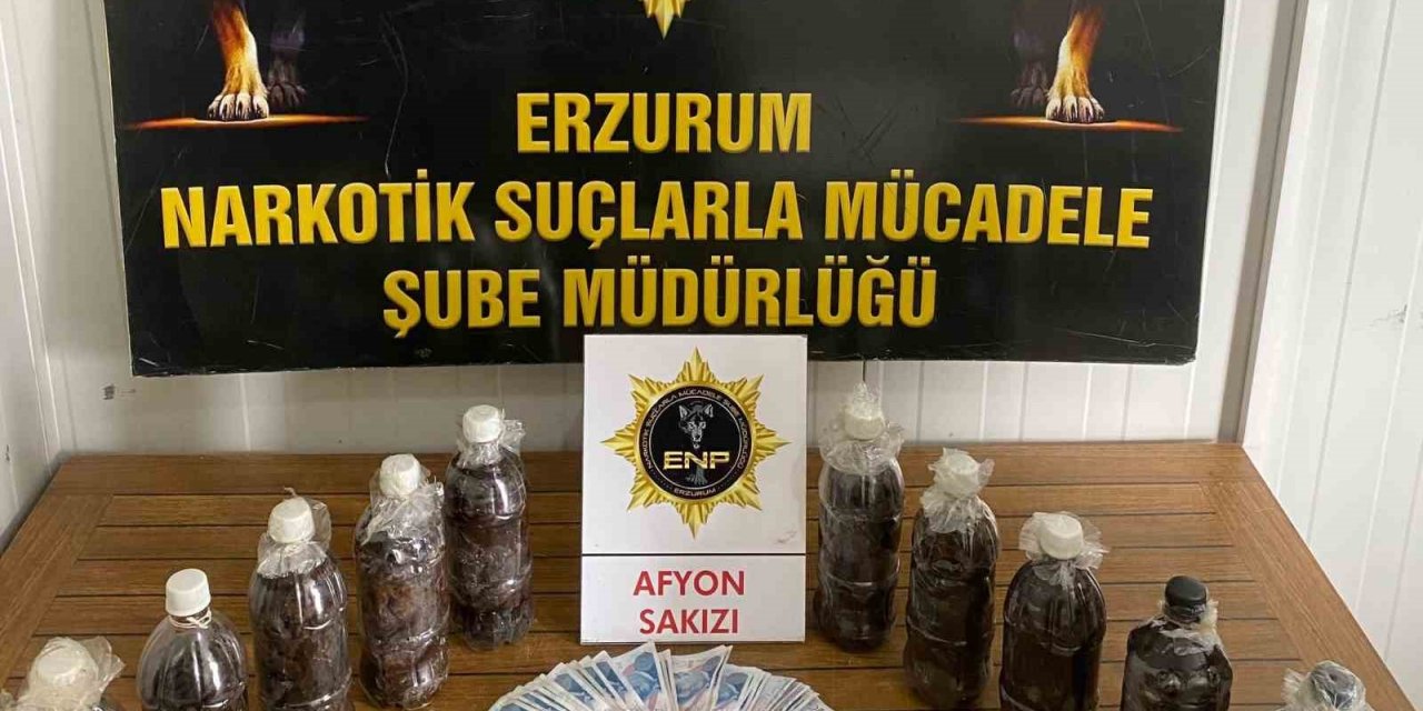 Yakıt deposunda 11 kilogram afyon sakızı ele geçirildi