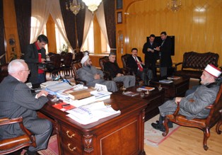 Musul Üniversitesi Müftüyü ziyaret etti