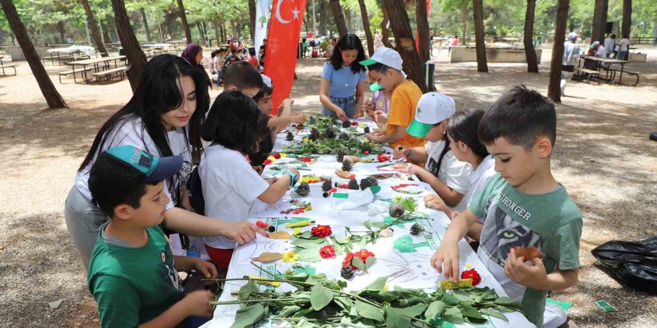 Öğrenciler, doğayı resmetti