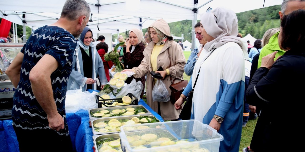 Enginar cennetinde renkli festival