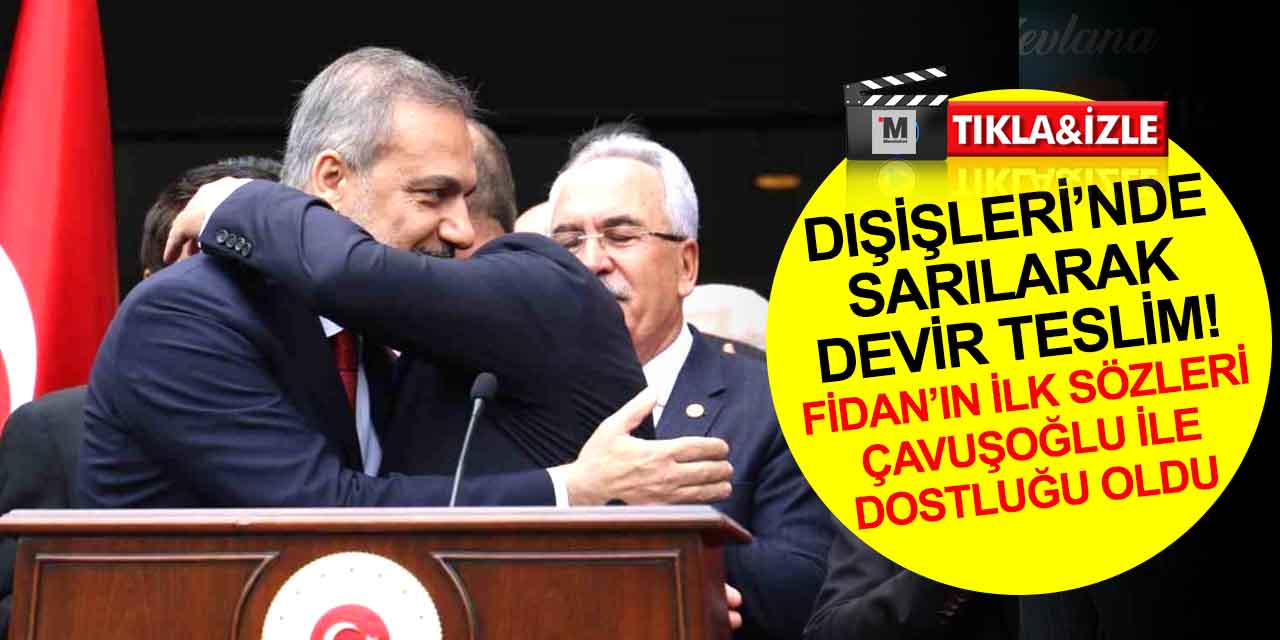 Dışişleri Bakanlığında devir teslim! Hakan Fidan, Mevlüt Çavuşoğlu ile dostluğunu böyle anlattı