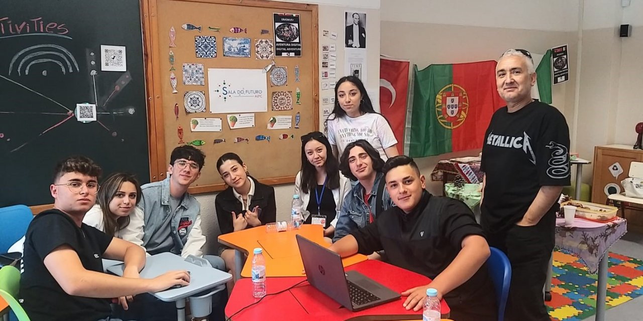 MTAL öğrencileri, Erasmus Projesi için Portekiz’e gitti