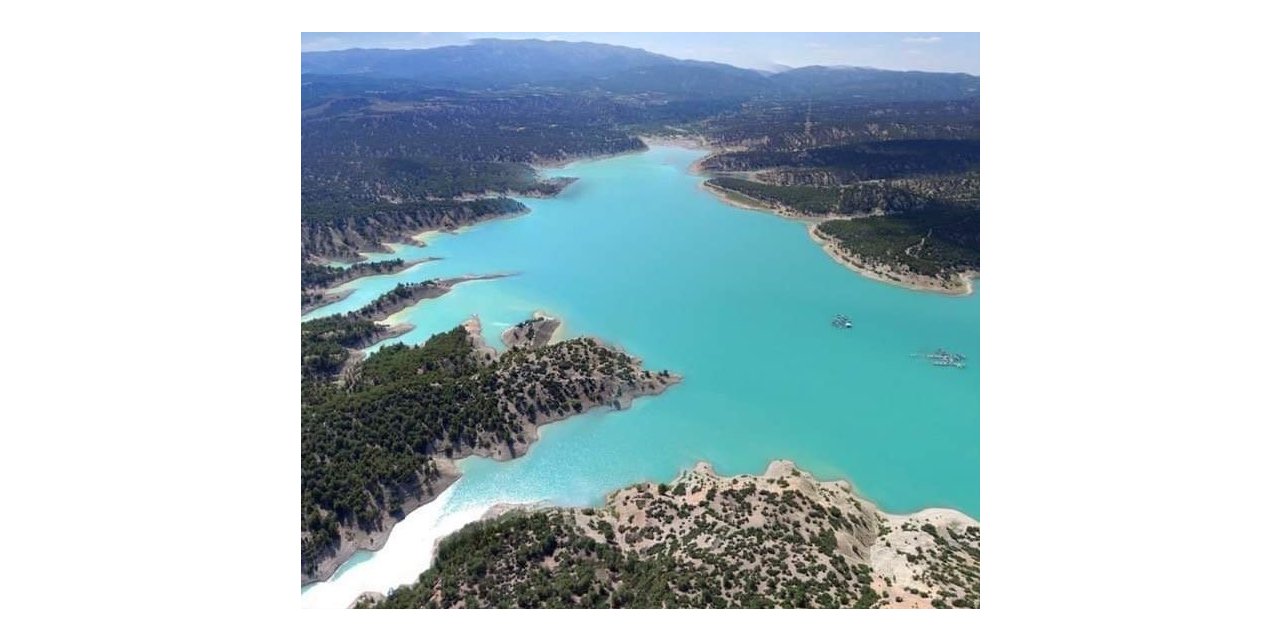 Korkuteli sulama suyu barajında su seviyesine yağmur desteği