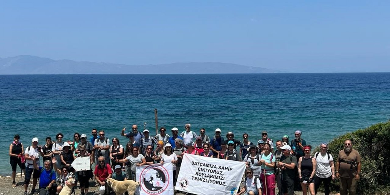 Datça’da Barkas Koyu temizlendi