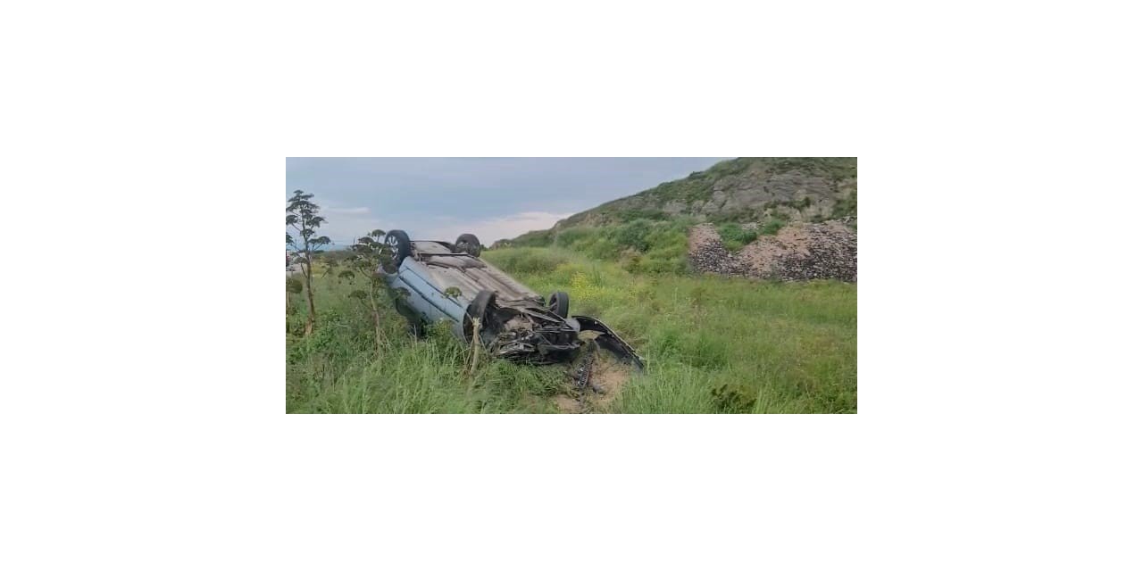 Erdek’te trafik kazasında araç takla attı, sürücü yaralandı