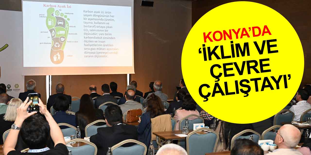 Konya’da 'İklim ve Çevre Çalıştayı' düzenlendi