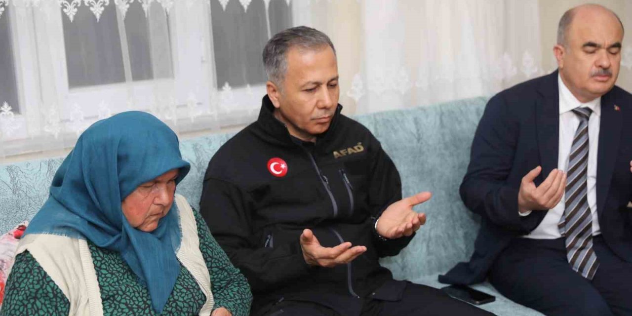 Bakan Yerlikaya’dan Samsun’da selde hayatını kaybeden vatandaşın ailesine taziye ziyareti