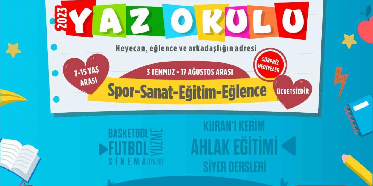 Eğlenirken öğrenmek isteyen çocuklar yaz okulunda buluşuyor