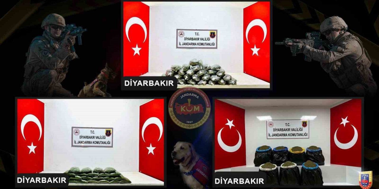 Diyarbakır’da narko terör operasyonu: 150 kilo toz esrar ele geçirildi