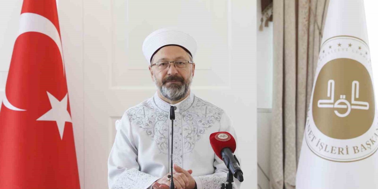 Diyanet İşleri Başkanı Erbaş: “Kurban yardımlarında deprem bölgesine ve yurt içine öncelik vereceğiz”