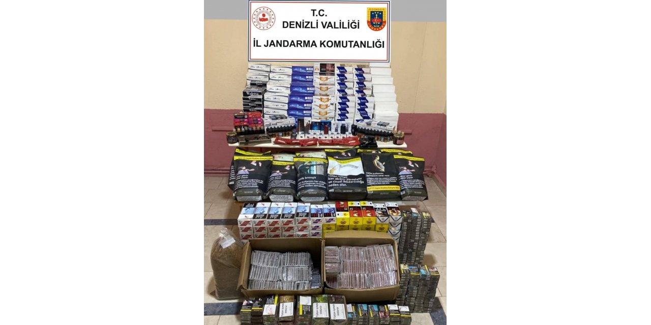 Jandarmadan kaçak tütün operasyonu