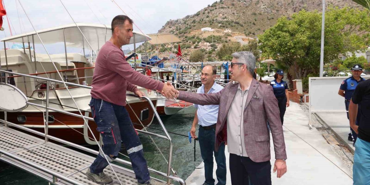 Başkan Oktay, Selimiye ve Bozburun’da incelemelerde bulundu