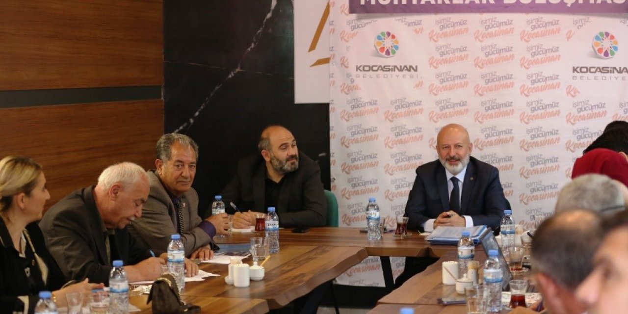 Kocasinanlı Muhtarlar: "Hizmetlerle mahallede eksik kalmadı"