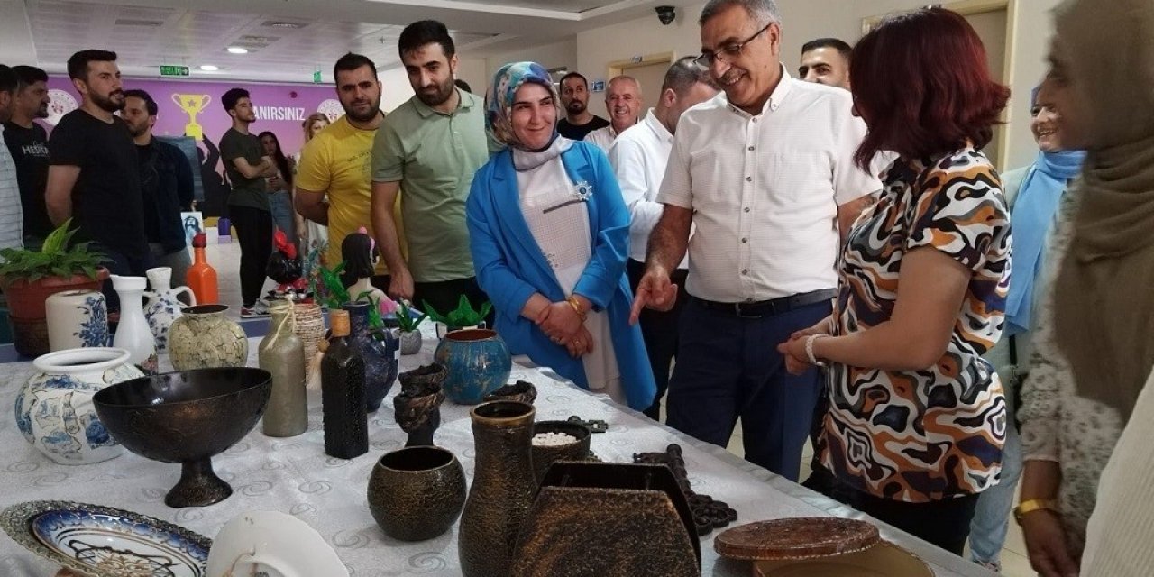 Batman’da el sanatları sergisine yoğun ilgi