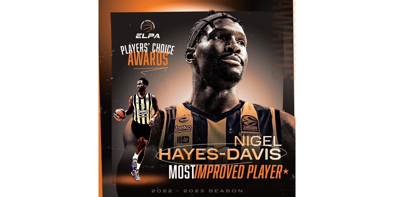 THY Euroleague’de sezonun en çok gelişim gösteren oyuncusu Nigel Hayes-Davis seçildi