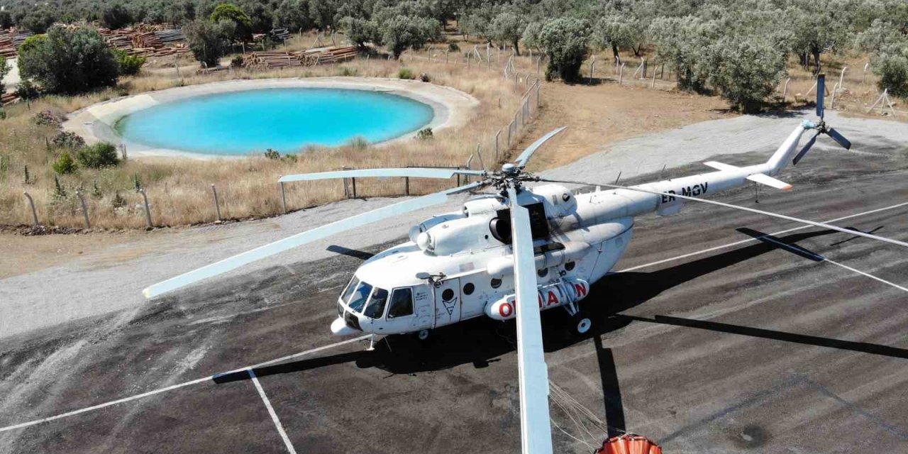 Kazdağları’nı orman yangınlarına karşı ’yarasa helikopter’ koruyacak