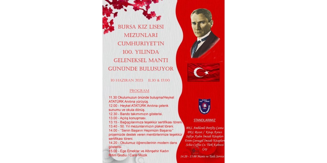 Bursa Kız Lisesi geleneksel mantı gününde buluşuyor