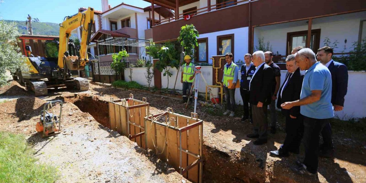 Düğerek Mahallesinde alt yapı çalışmaları devam ediyor