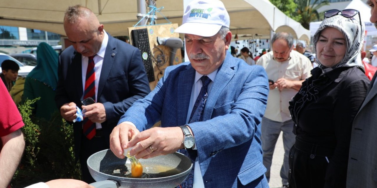 Çevre Haftası kutlamasında “ateş ocağı” ilgi odağı oldu