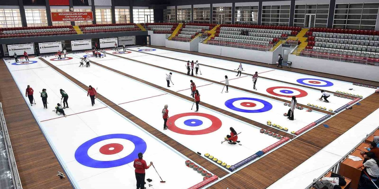 Erzurum’da Curling heyecanı