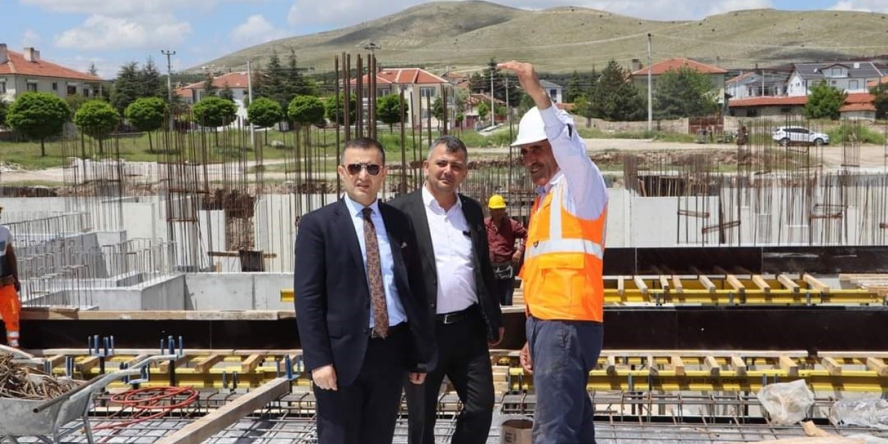 Emirdağ’da Devlet Hastanesi inşaatı devam ediyor