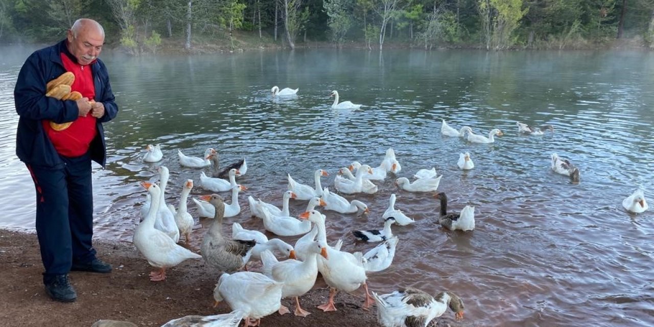 Hayvanları beslemeden spora başlamıyor
