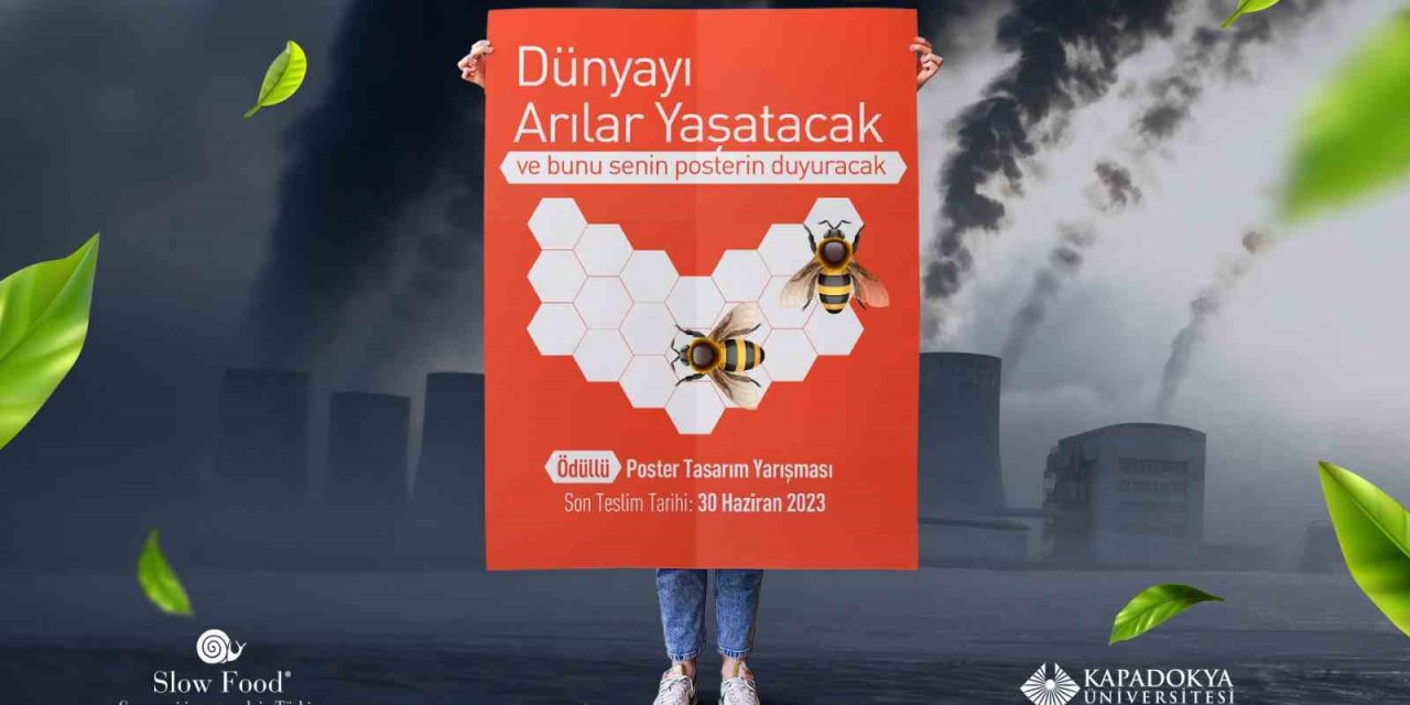 ‘Dünyayı arılar yaşatacak’ poster yarışması başladı