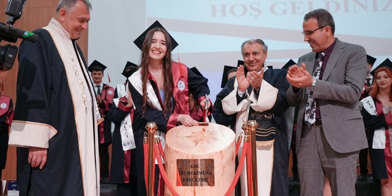 KBÜ Diş Hekimliği Fakültesi ilk mezunlarını verdi