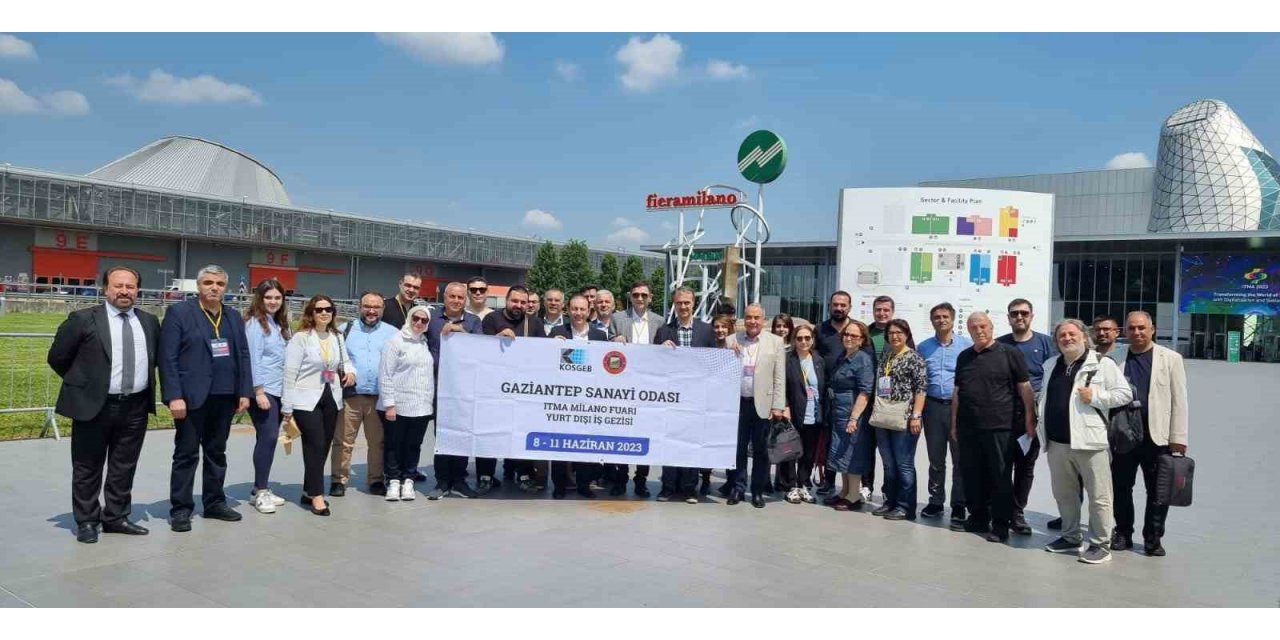 Gaziantep’teki sanayiciler ITMA Milano Fuarı’nda