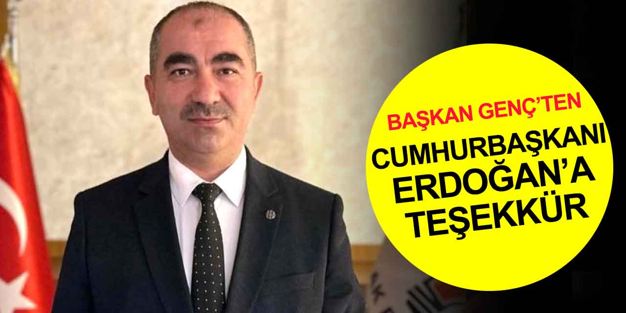 AK Parti Karatay İlçe Başkanı Genç'ten Cumhurbaşkanı Erdoğan'a çiftçiler adına teşekkür