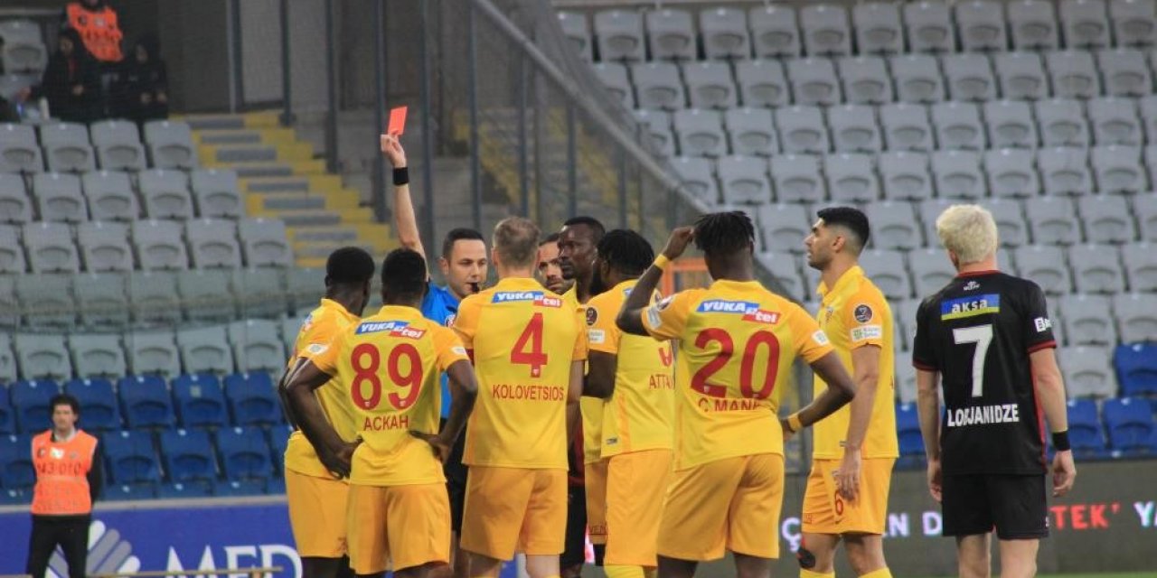 Kayserispor’un kart raporu