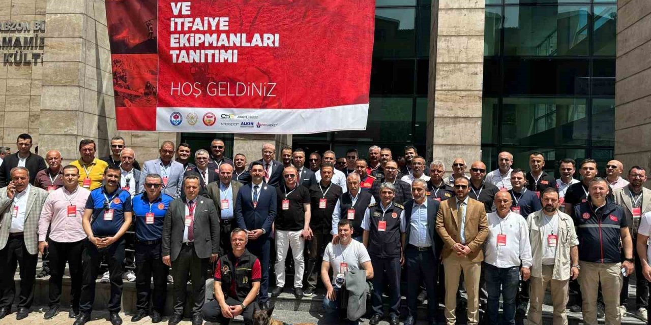 74 ilin itfaiyecileri Trabzon’da bir araya geldi